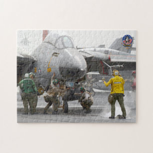 Quebra-cabeça F-14 "LANÇAMENTO" TOMCAT (11 x 14 polegadas)