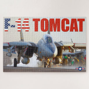 Quebra-cabeça F-14 "LANÇAMENTO" TOMCAT (20 x 30 polegadas)