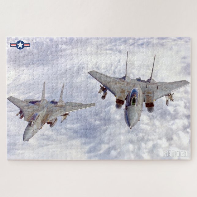 Quebra-cabeça F-14 TOMCAT (20x30 POLEGADAS) (Horizontal)