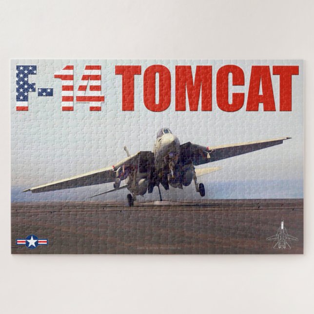 Quebra-cabeça F-14 TOMCAT (20x30 POLEGADAS) (Horizontal)