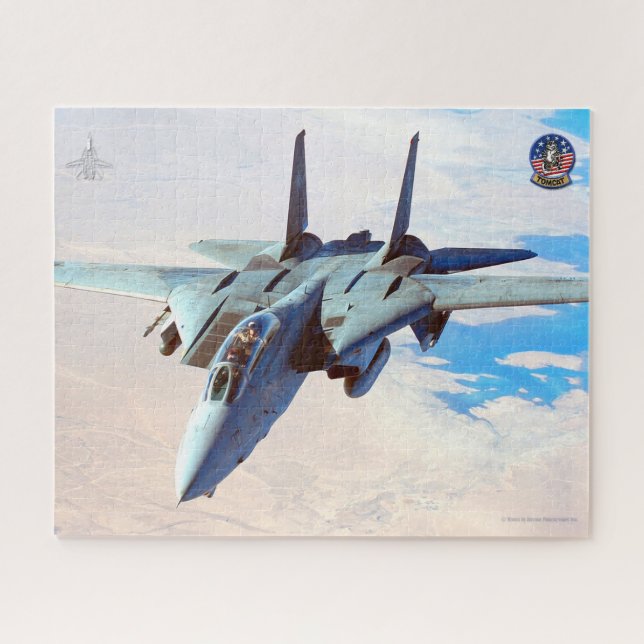 Quebra-cabeça F-14 TOMCAT "DESERT PATROL" (16 x 20 polegadas) (Horizontal)