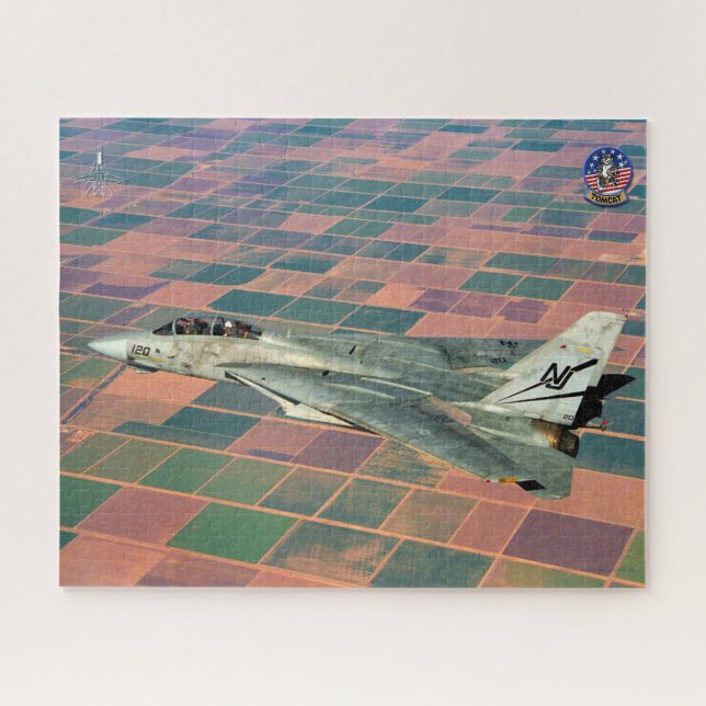 Quebra-cabeça F-14 TOMCAT “EM PATrulhA” (16x20 polegadas) (Horizontal)