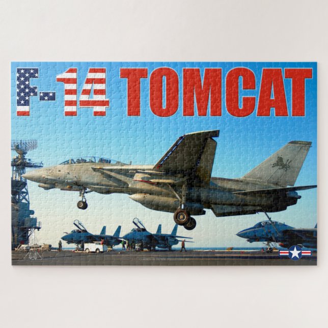 Quebra-cabeça F-14 TOMCAT "HOOK DOWN" (20x30 polegadas) (Horizontal)