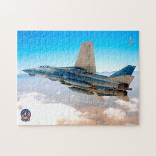 Quebra-cabeça F-14 TOMCAT "ON PATROL" (11x14")