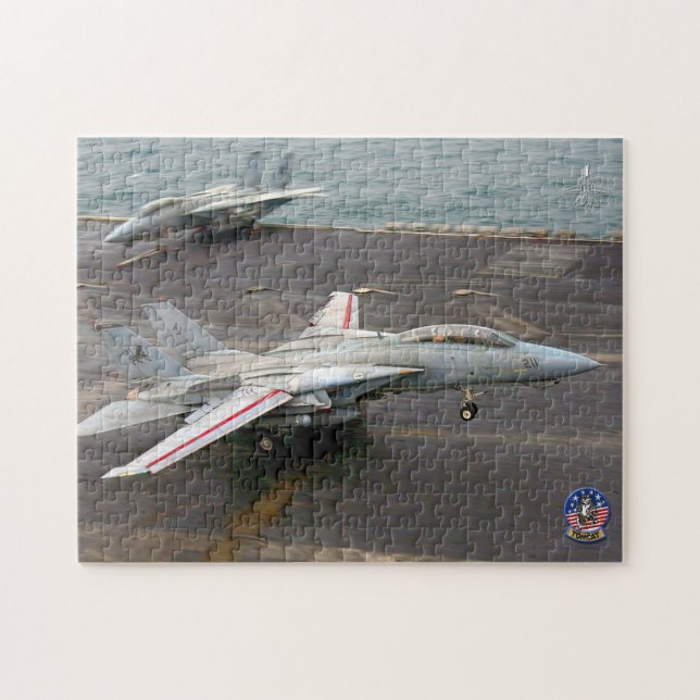 Quebra-cabeça F-14 TOMCAT “TRAP” (28x35,5 cm) (Horizontal)