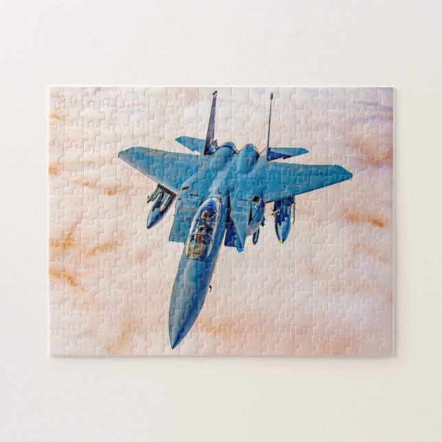 Quebra-cabeça F-15E STRIKE EAGLE (11x14 POLEGADAS) (Horizontal)