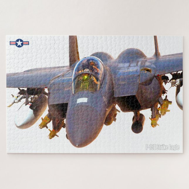 Quebra-cabeça F-15E STRIKE EAGLE (20x30 POLEGADAS) (Horizontal)