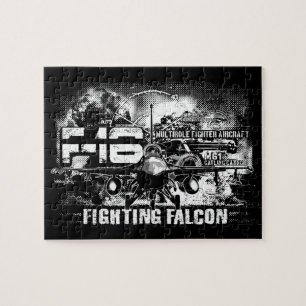 Quebra-cabeça F-16 Falcão de Luta