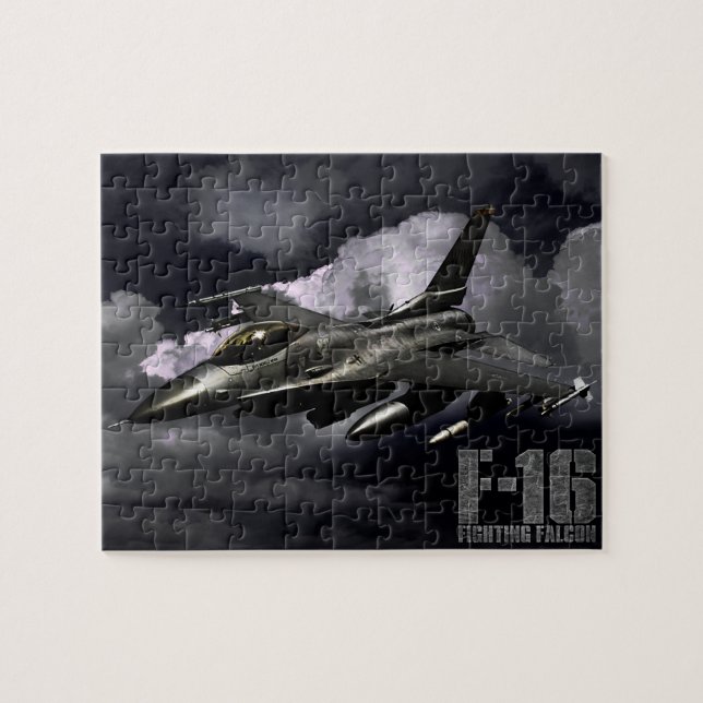 Quebra-cabeça F-16 Falcão de Luta (Horizontal)