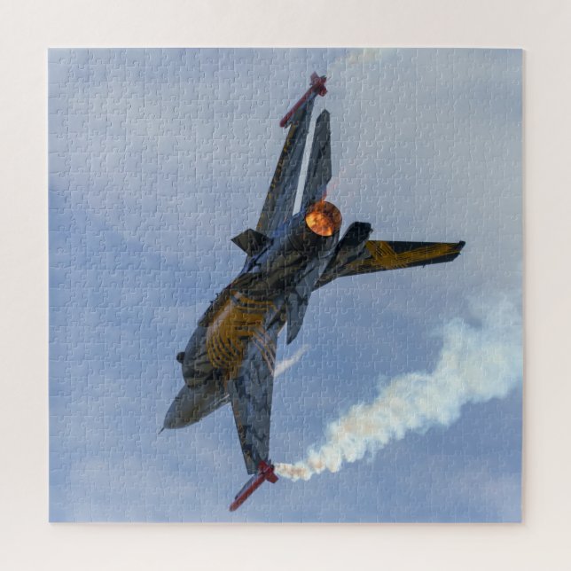 Quebra-cabeça F-16 Tigre E Queima (Vertical)