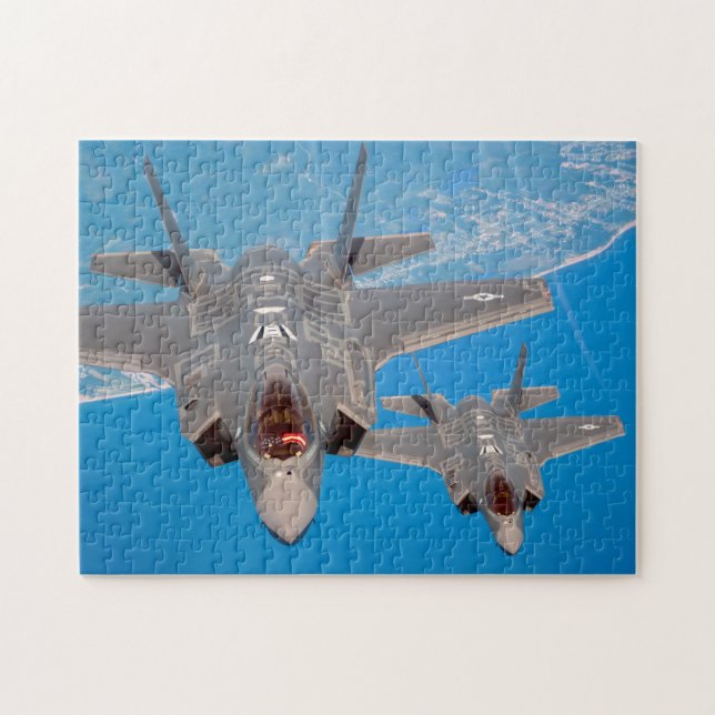 Quebra-cabeça F-35A LIGHTNING II (11x14 POLEGADAS) (Horizontal)