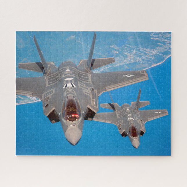 Quebra-cabeça F-35A LIGHTNING II (16x20 POLEGADAS) (Horizontal)