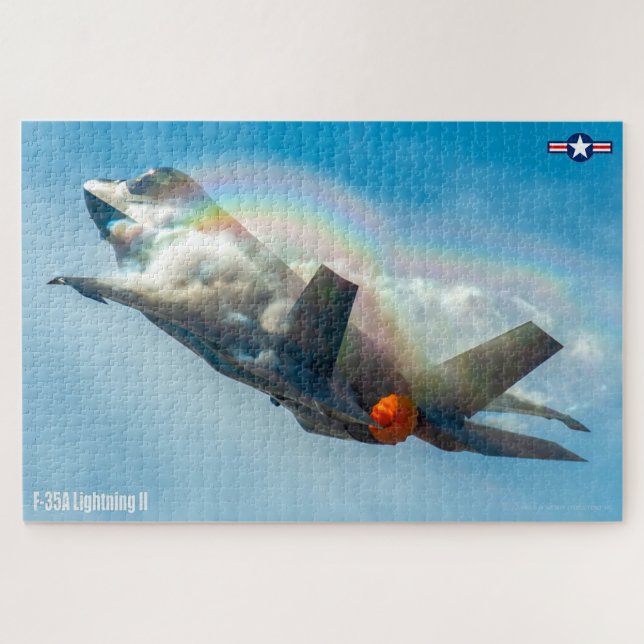 Quebra-cabeça F-35A LIGHTNING II (20x30 POLEGADAS) (Horizontal)