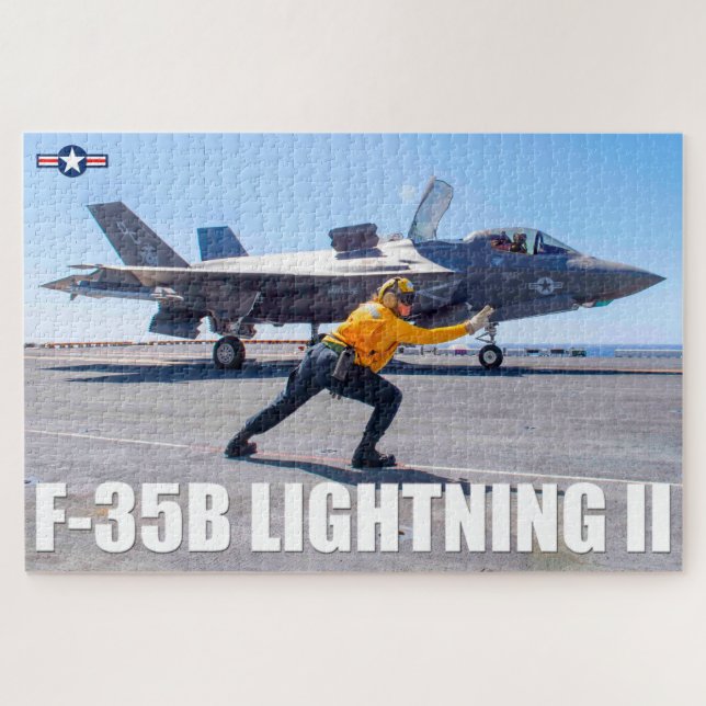 Quebra-cabeça F-35B LIGHTNING II (20x30 POLEGADAS) (Horizontal)