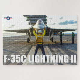 Quebra-cabeça F-35C LIGHTNING II (20x30 POLEGADAS)