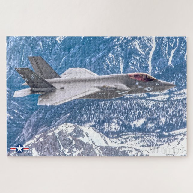Quebra-cabeça F-35C LIGHTNING II (20x30 POLEGADAS) (Horizontal)