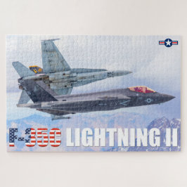 Quebra-cabeça F-35C LIGHTNING II (20x30 POLEGADAS)