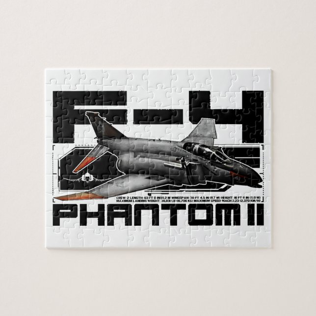Quebra-cabeça F-4 Fantasma II (Horizontal)