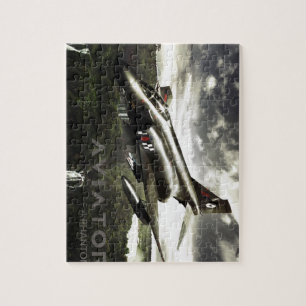 Quebra-cabeça F-4 Jato de combate fantasma