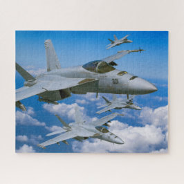Quebra-cabeça F/A-18E SUPER HORNET (16x20 POLEGADAS)