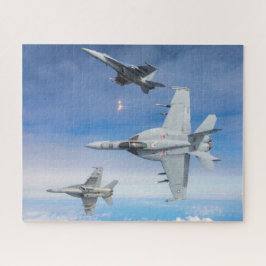 Quebra-cabeça F/A-18E SUPER HORNET (16x20 POLEGADAS)