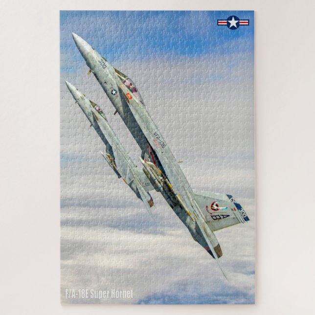 Quebra-cabeça F/A-18E SUPER HORNET (20x30 POLEGADAS) (Vertical)