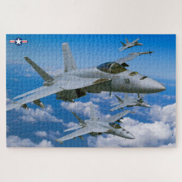 Quebra-cabeça F/A-18E SUPER HORNET (20x30 POLEGADAS)