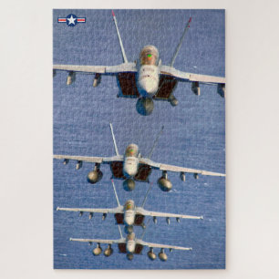 Quebra-cabeça F/A-18F SUPER HORNET (20x30 POLEGADAS)