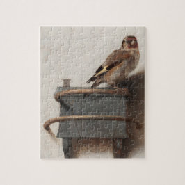 Quebra-cabeça Fabritius The Goldfinch Painting Art Impressão