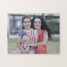 Quebra-cabeça Faça sua própria foto horizontal da família person