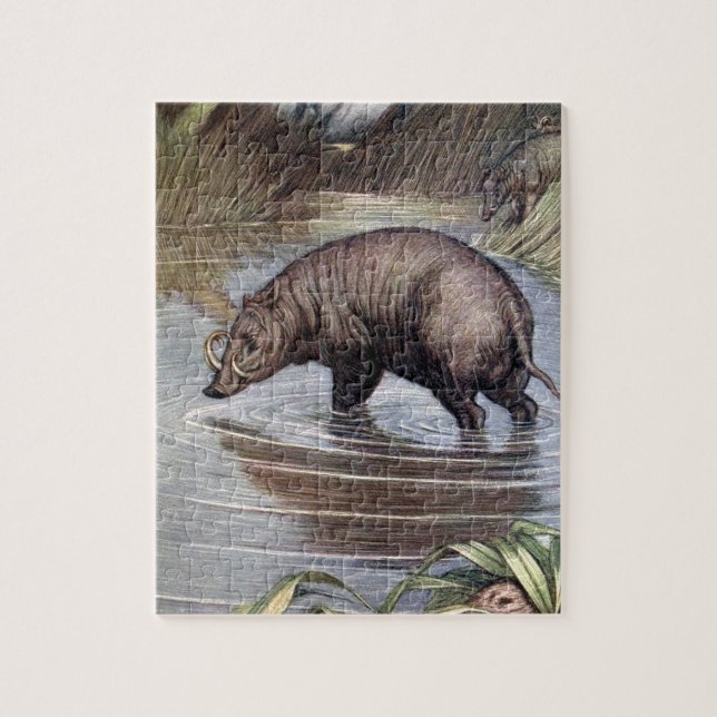 Quebra-cabeça Facão por Louis Sargent, Animais Selvagens Antigos (Vertical)