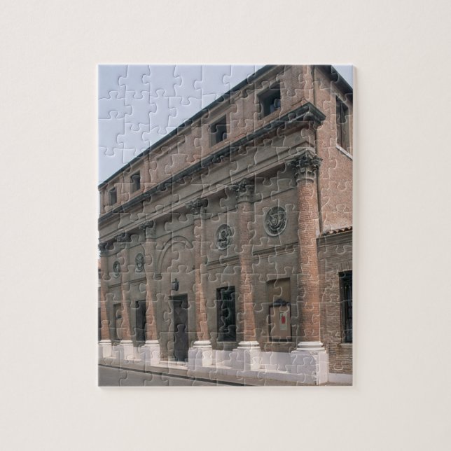 Quebra-cabeça Fachada do Teatro Accademico (foto) (Vertical)