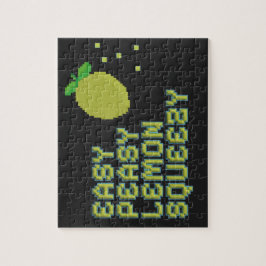 Quebra-cabeça Fácil Fácil Espremedor de Limão Arte Pixel Enigma