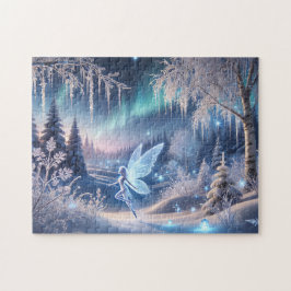 Quebra-cabeça Fada da Neve Icy Winter Wonderland