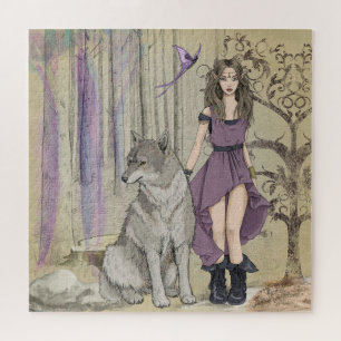 Quebra-cabeça Fada e Lobo