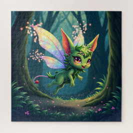 Quebra-cabeça Fada Encantada – Sprite da Floresta Mágica 
