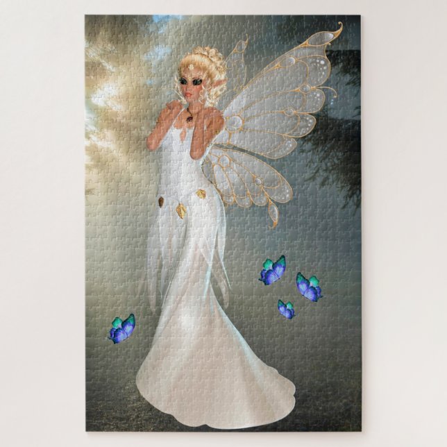 Quebra-cabeça Fadas e Borboletas (Vertical)