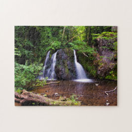 Quebra-cabeça Fairy Glen Waterfall, Rosemarkie Jigsee quebra-cab