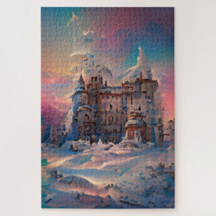 Quebra-cabeça Fairytale World, Castelo de inverno, Castelo de Ne