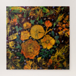 Quebra-cabeça Faíscas Florais