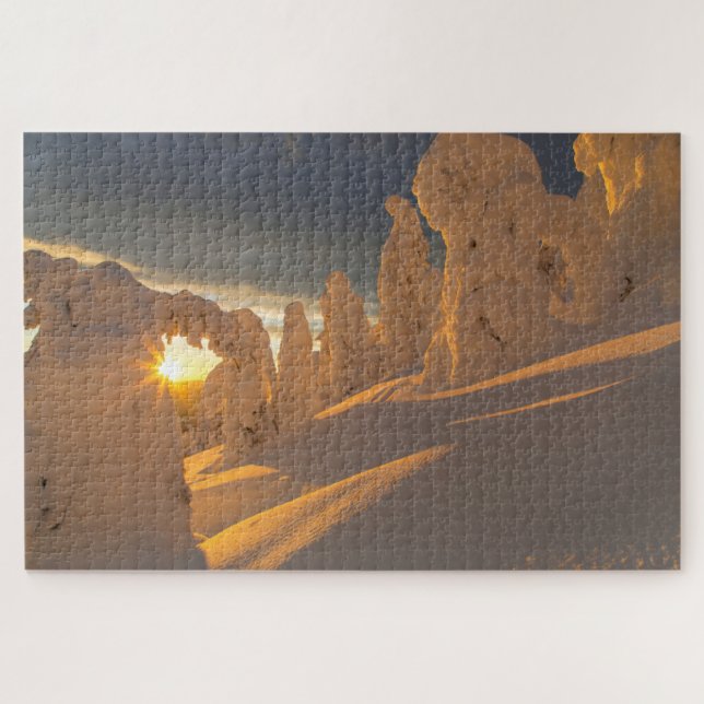 Quebra-cabeça Faixa de Whitefish | Whitefish, Montana (Horizontal)