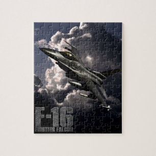 Quebra-cabeça Falcão F-16 de combate