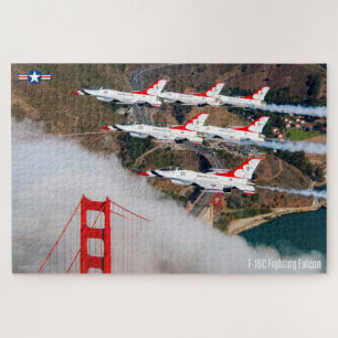 Quebra-cabeça FALCO DE COMBATE F-16C (20x30 POLEGADAS)