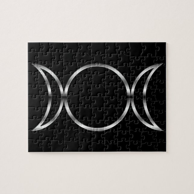 Quebra-cabeça Falln Pagan Triple Goddese Symbol (Horizontal)