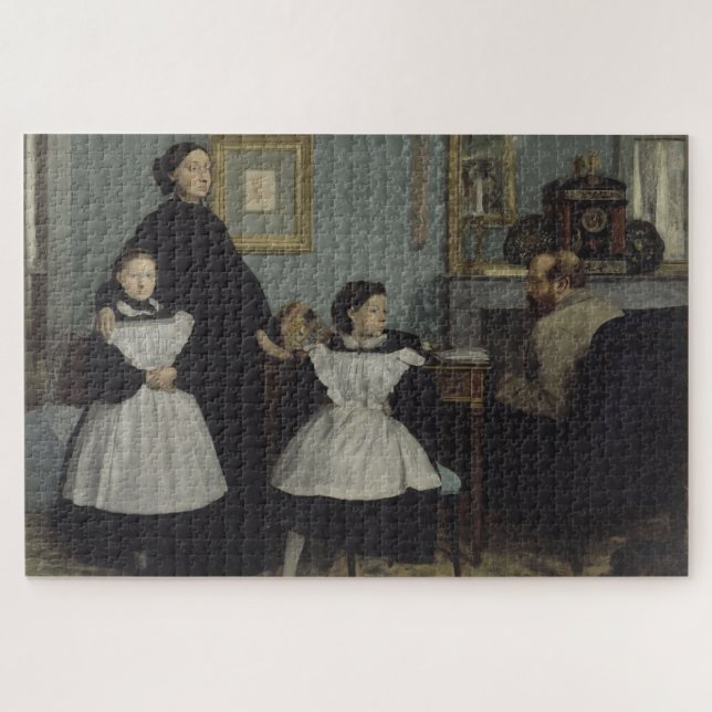 Quebra-cabeça Família Bellelli: Uma obra prima de Edgar Degas (Horizontal)