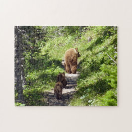 Quebra-cabeça Família Brown Bear