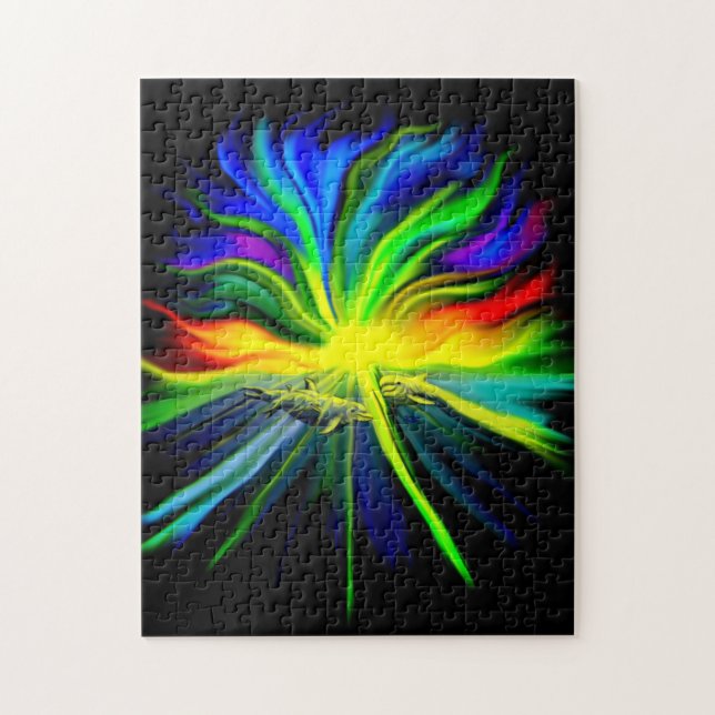 Quebra-cabeça Família de golfinhos no sol (Vertical)