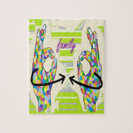 QUEBRA-CABEÇA FAMÍLIA DO ASL