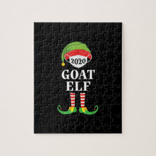 Quebra-cabeça Família do Grupo de Natal do Goat Elf Corresponde