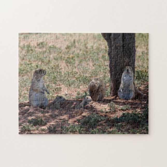 Quebra-cabeça Família Prairie Dog (Horizontal)